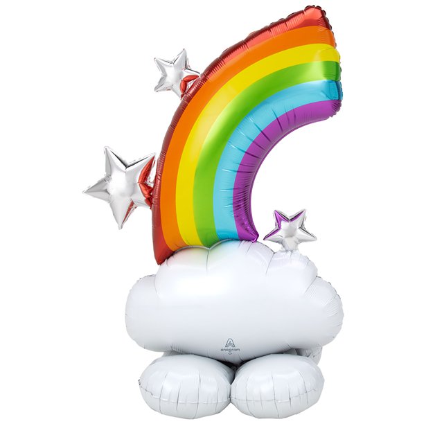 Rainbow AirLoonz Balloon - Air Fill 52" Foil