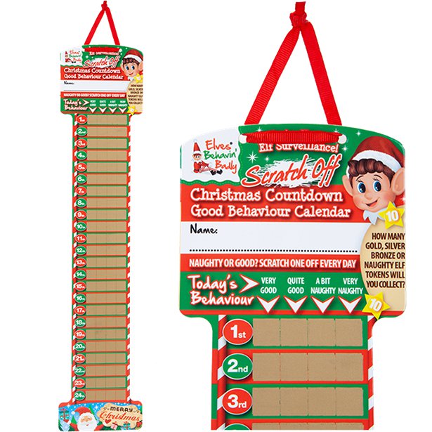 Elves Behavin'Badly Naughty Elf Count Down Calendar