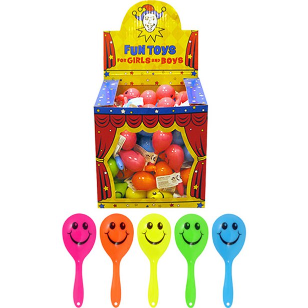 Mini Smiley Maraca - 108 Pack