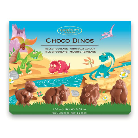 Choco Dinos - Milk Chocolate Dinosaurs - 100g