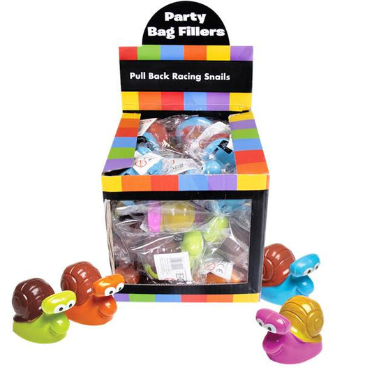 Pull Back Racing Snails - 24 Pack