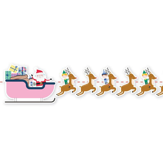 Santa's Sleigh Banner - 2m