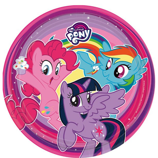 My Little Pony Plates - 23cm Paper Party Plates