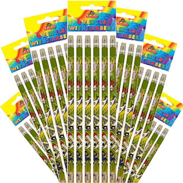 Football Pencils - 144 Pack