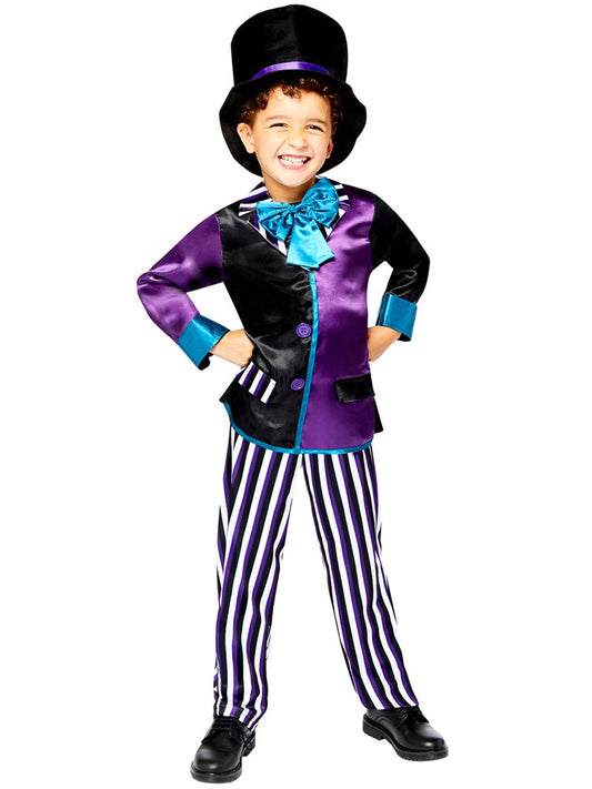 Dark Mad Hatter Boy - Child Costume