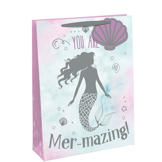 Mer-mazing Mermaid Medium Gift Bag - 25.3cm x 21.5cm