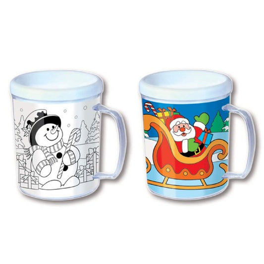 Christmas Colouring Mug