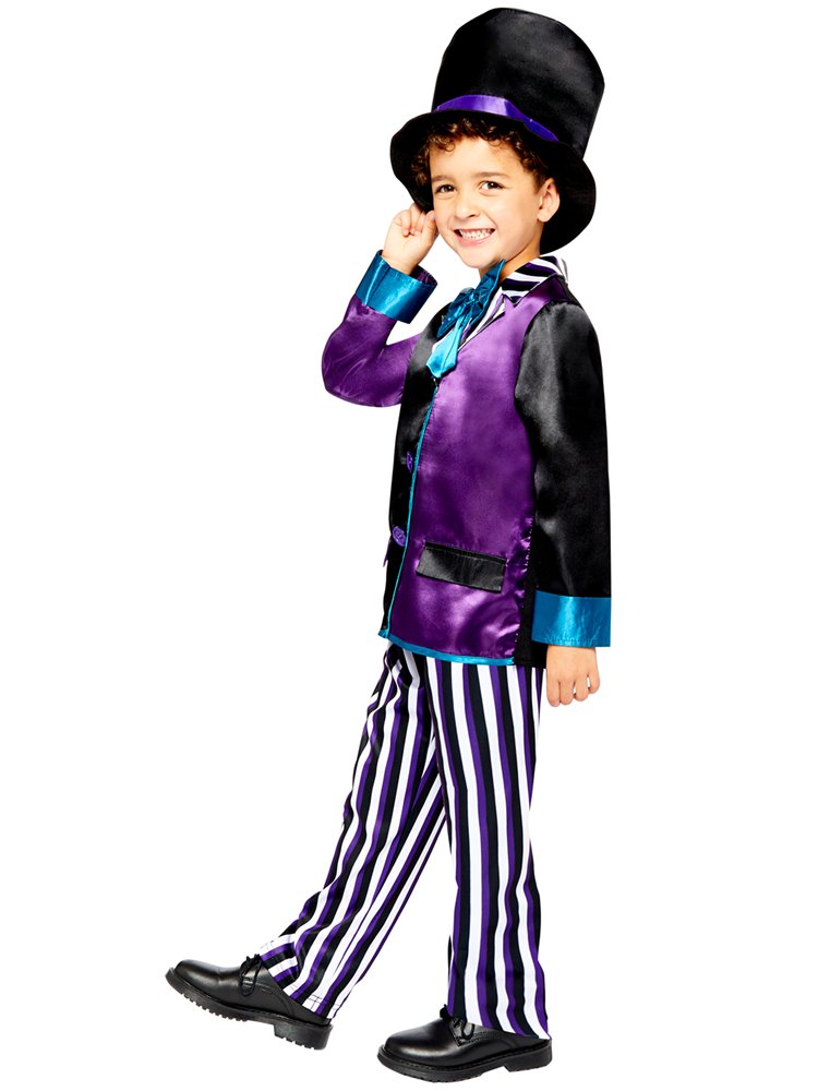 Dark Mad Hatter Boy - Child Costume