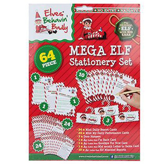 Elves Behavin' Badly - Naughty Elf Mega Stationery Set