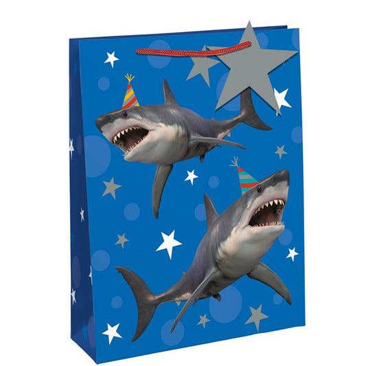 Shark Medium Gift Bag - 25.3cm x 21.5cm