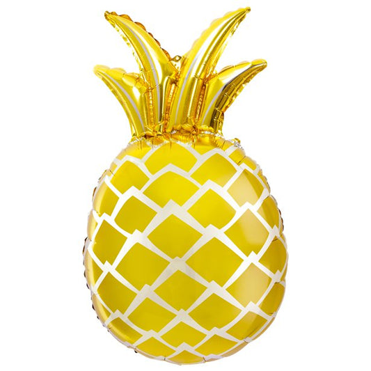 Gold Pineapple Supersize Foil Balloon - 26"