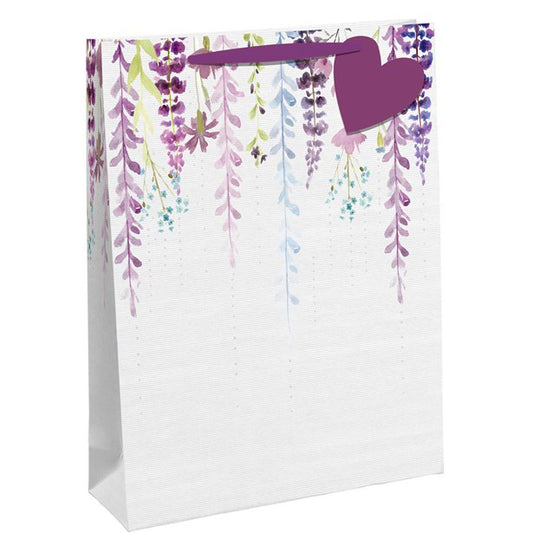 Falling Floral Large Gift Bag - 26.5cm x 33cm