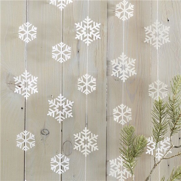 Snowflake Paper Garland