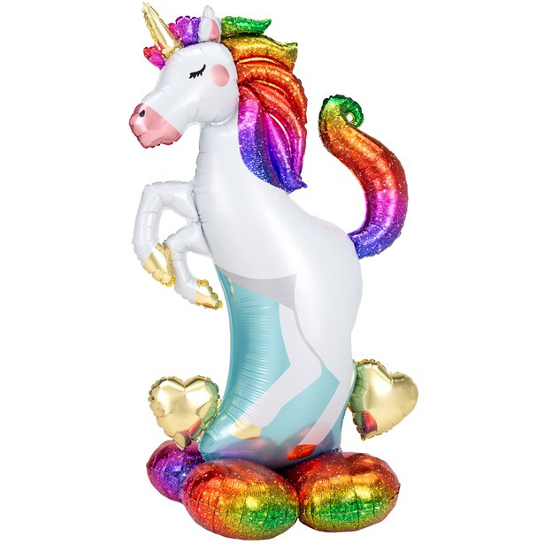 Unicorn AirLoonz Balloon - Air Fill 55" Foil