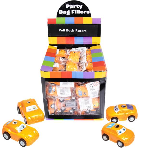 Mini Pull Back Racers - 60 Pack