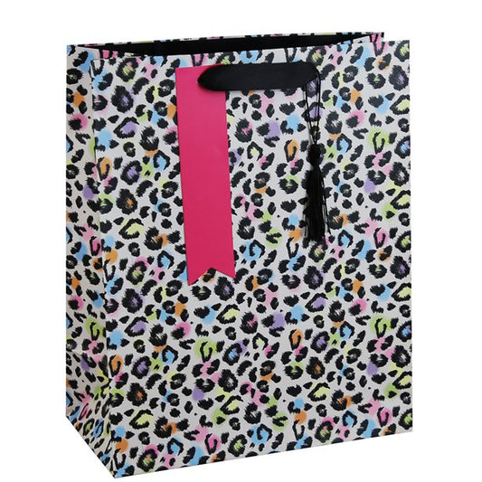 Leopard Print Large Gift Bag