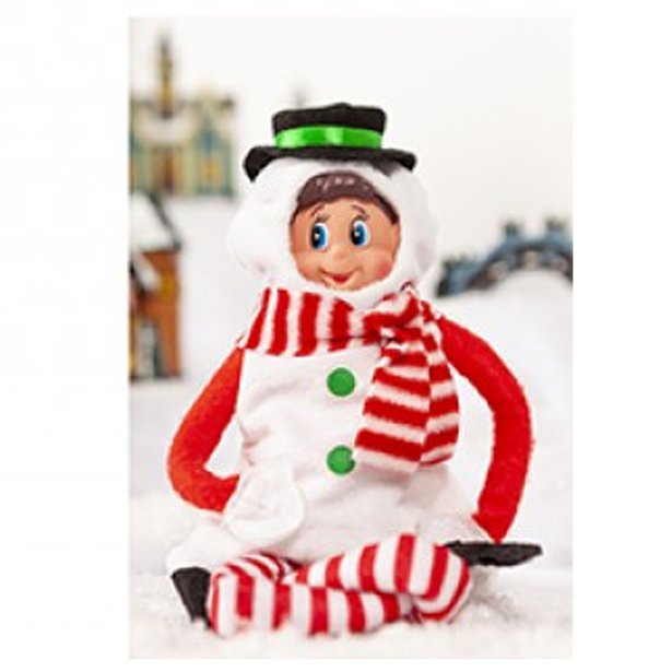 Naughty Elf Snowman Outfit