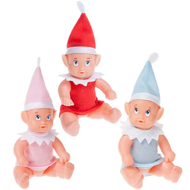 Elves Behavin' Badly Naughty Baby Elf - 13cm