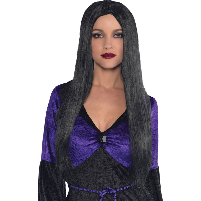 Black Halloween Witch Wig