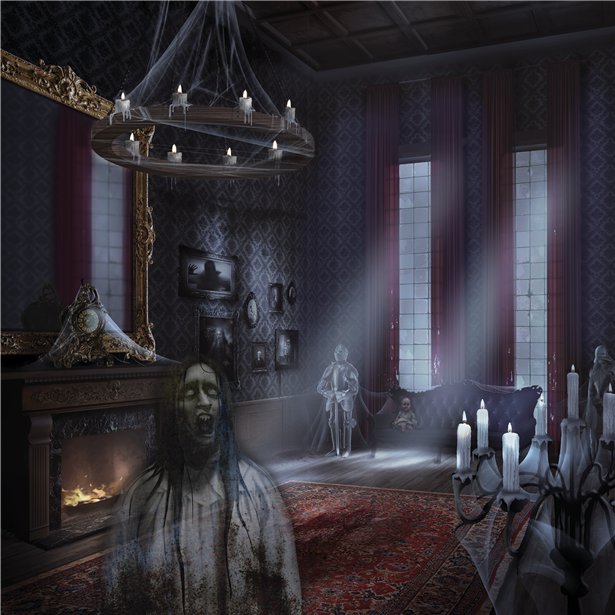 Dark Manor Wall Decoration Kit - 1.65m