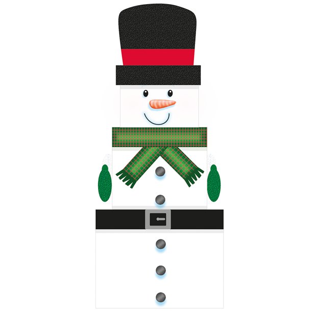 Snowman Christmas Stacking Gift Boxes - 35cm