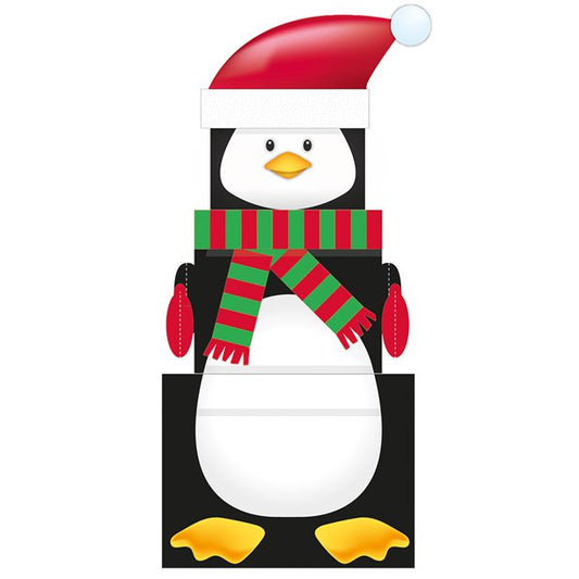 Penguin Christmas Stacking Gift Boxes - 35cm