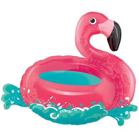 Floating Flamingo SuperShape Balloon - 30" Foil