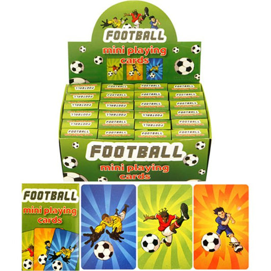 Football Mini Playing Cards - 24 Pack