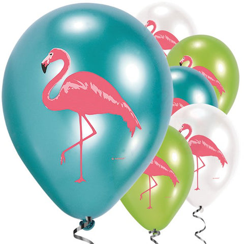 Flamingo Paradise Balloons - 11" Latex