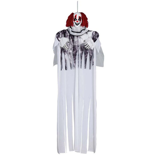 White Hanging Clown - 1.6m