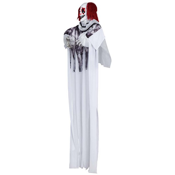 White Hanging Clown - 1.6m