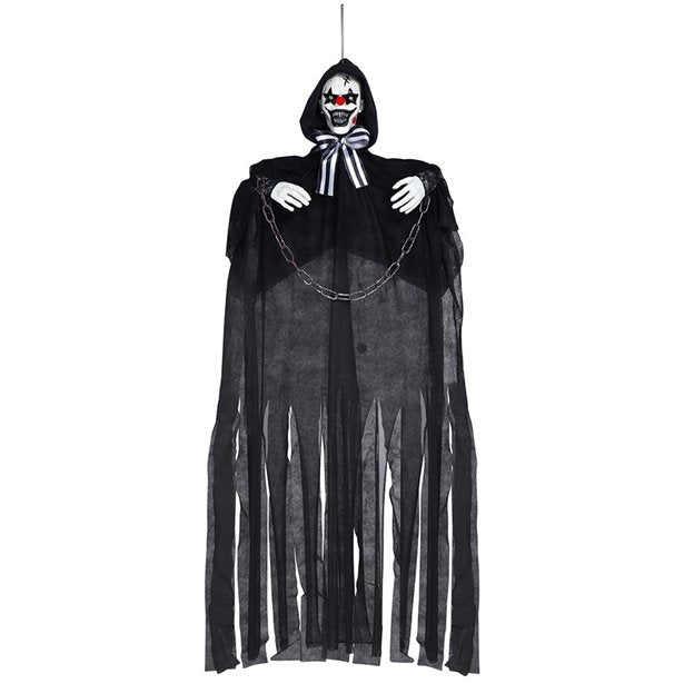 Animated Black Clown in Chains Prop - 1.3m