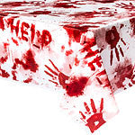Bloody Plastic Tablecover - 1.4m x 2.6m