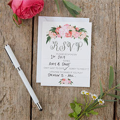 Boho Wedding RSVP Cards