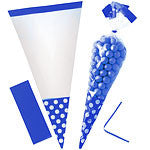 Cellophane Cone Coloured Sweet Bags