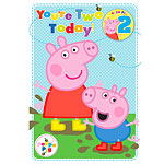 Peppa Pig 2nd Birthday Card