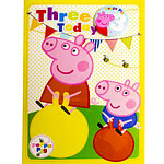 Peppa Pig 3rd Birthday Card