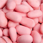 Pink Sugared Whole Almonds - 1kg - 250 per box
