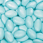 Blue Pearlised Chocolate Dragees - 1kg