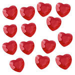 Red Hearts Table Diamantes