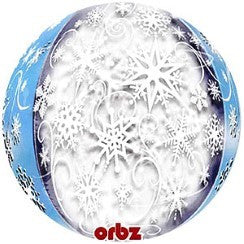Frozen Snowflakes Orbz Balloon - 16" Foil