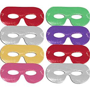 Card Eye Masks - Assorted - Craftwear Party