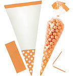 Cellophane Cone Coloured Sweet / Favour Bags