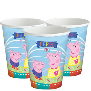 Peppa Pig Cups - 260ml Paper Party Cups