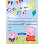 Peppa Pig Invites - Party Invitation Cards