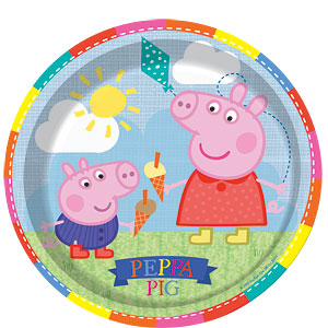 Peppa Pig Plates - 23cm Paper Party Plates