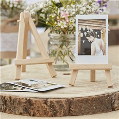 Rustic Country Mini Wooden Easels