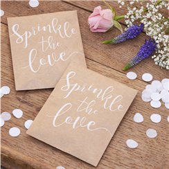 Rustic Country 'Sprinkle The Love' Tissue Confetti