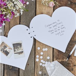 Rustic Country Heart Guestbook