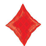 Red Diamond Balloon - 19" Foil